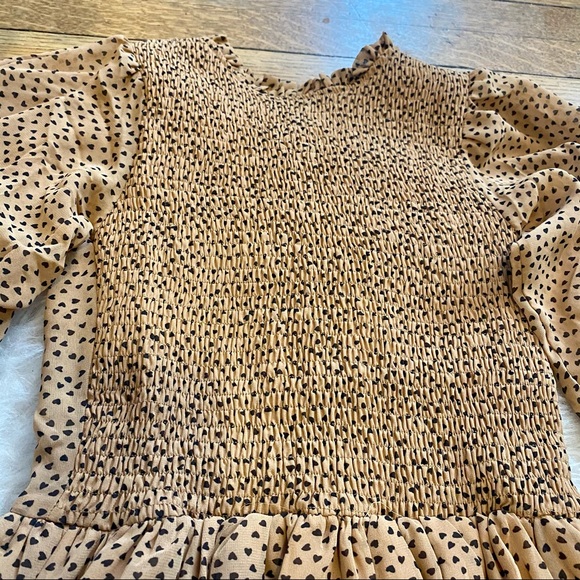 BNWT Heart Print Mini Dress - Picture 3 of 6